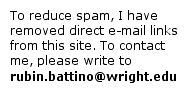 Write to Rubin Dot Battino at Wright Dot E D U